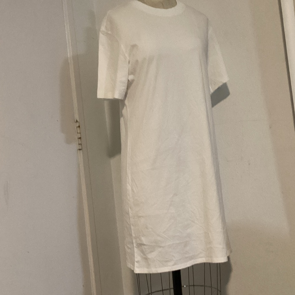 Express White T-Shirt Dress
